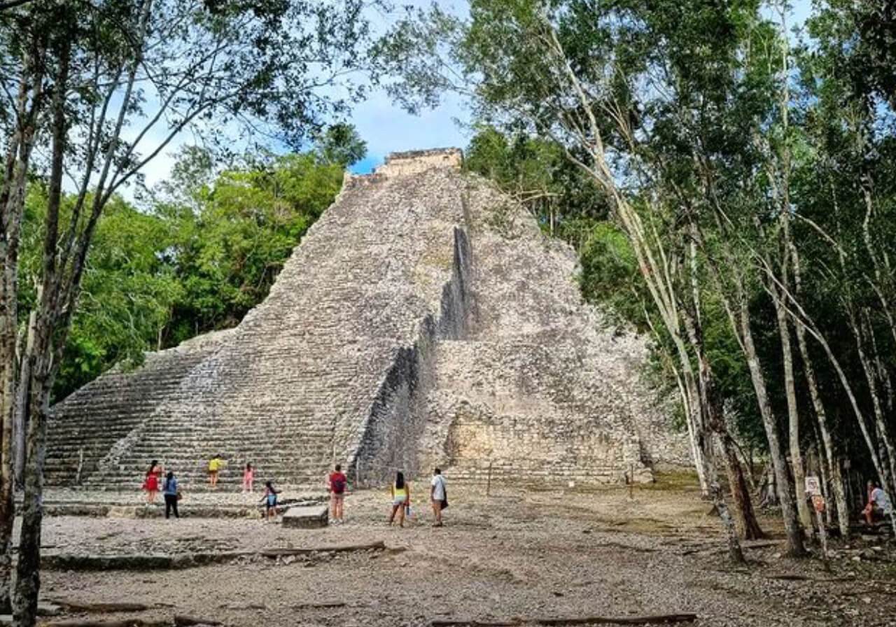 zonas arqueológicas de México, piramide de cobá